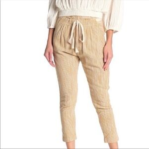 Free People Light at Sunrise Cropped High Rise Pants. Size 4